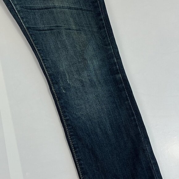 NV Jeans Distressing Medium Wash Skinny Straight Leg Size 13 - Picture 8 of 9